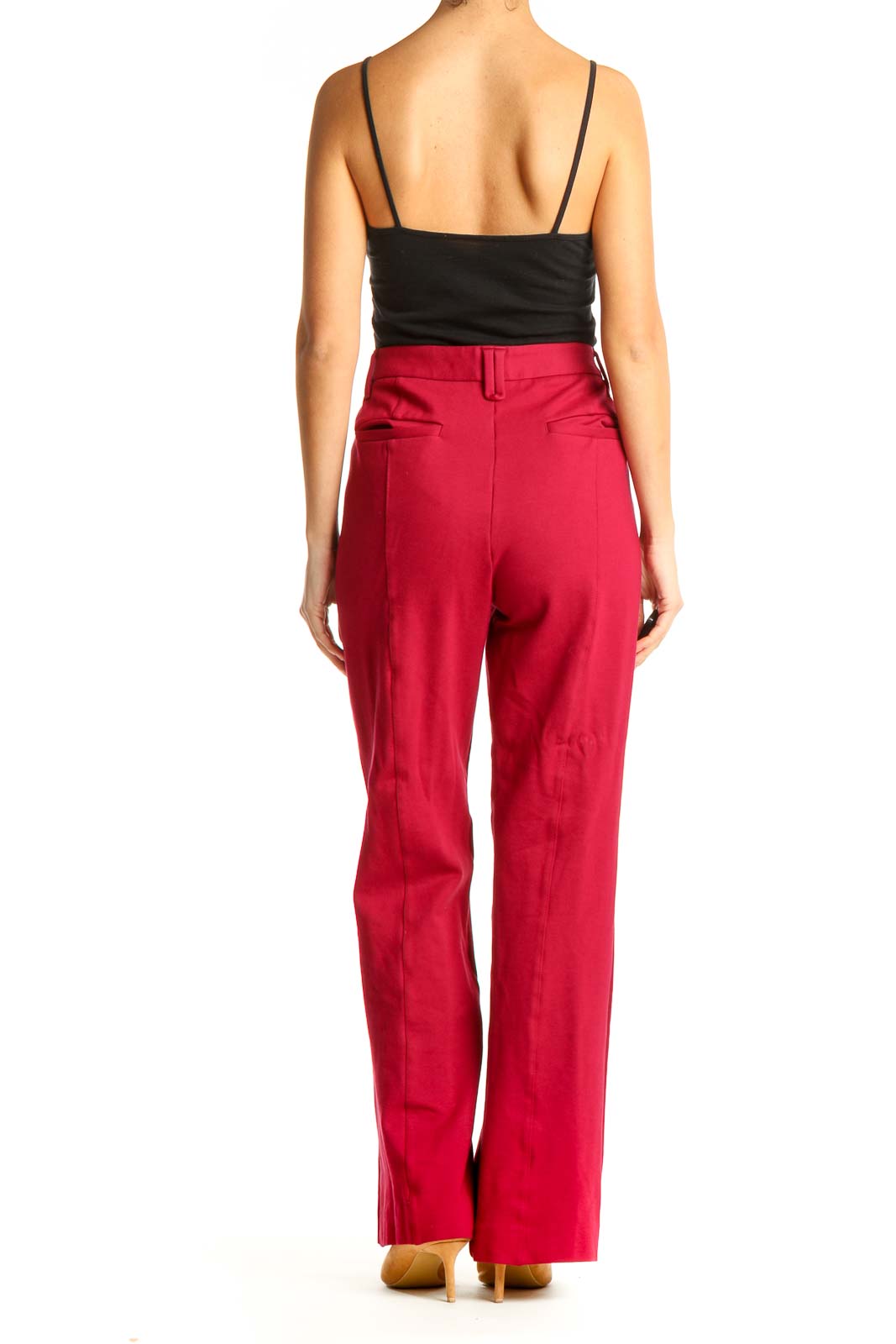 Red All Day Wear Trousers