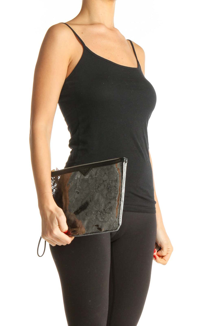 Black Lace Clutch Bag