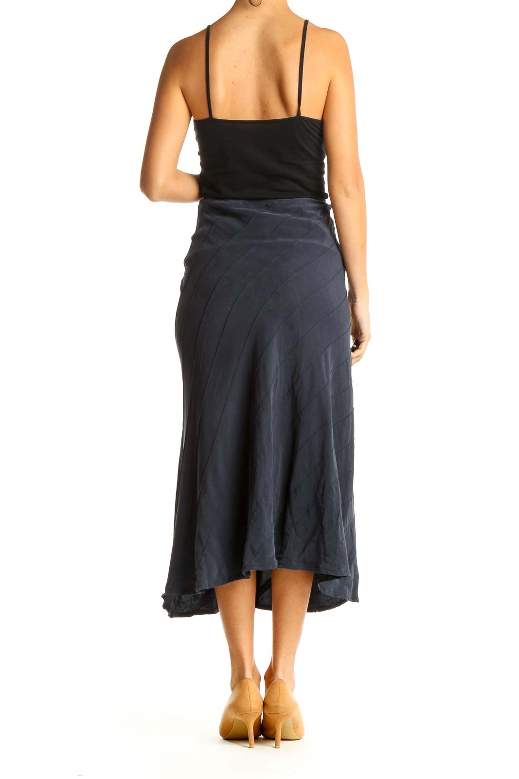 Blue Brunch Midi Skirt