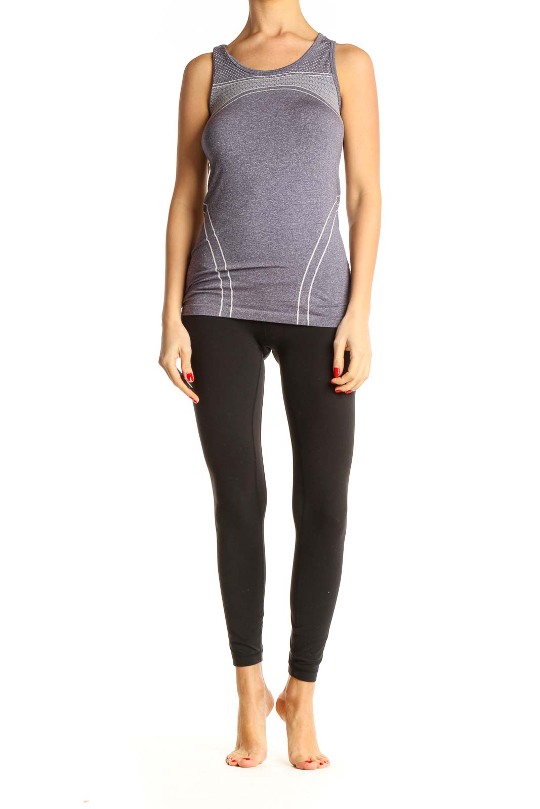 Gray Activewear Tank Top