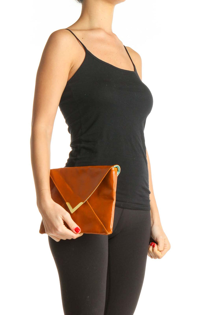 Brown Clutch Bag