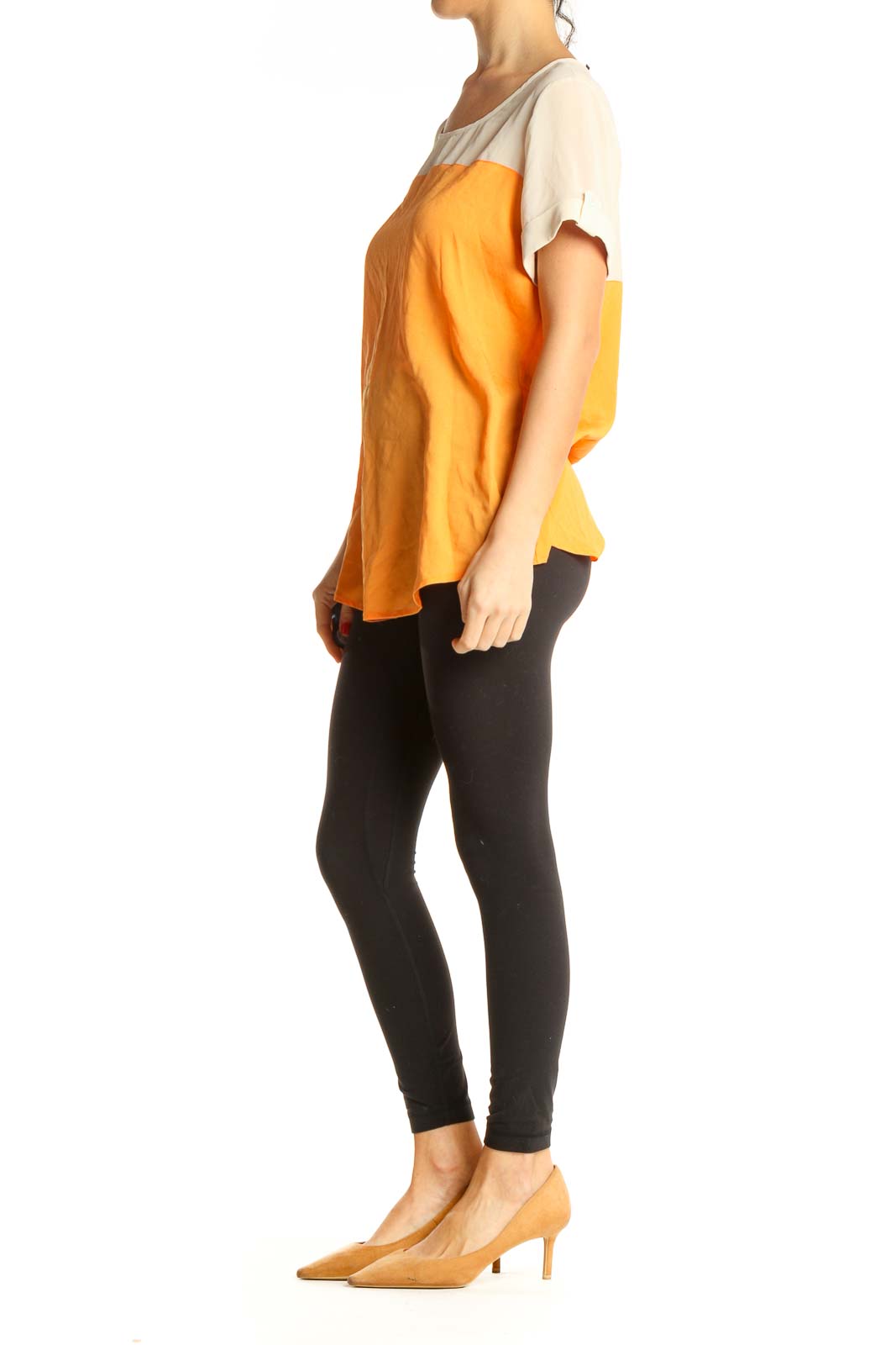 Yellow Solid All Day Wear Blouse