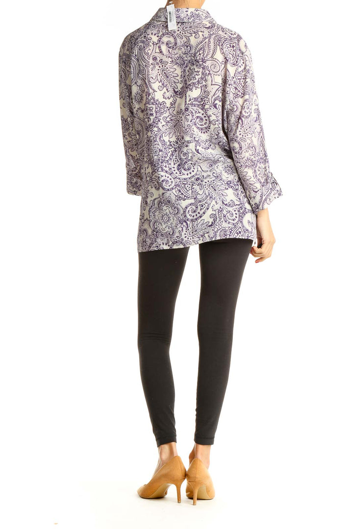 Purple Paisley All Day Wear Shirt