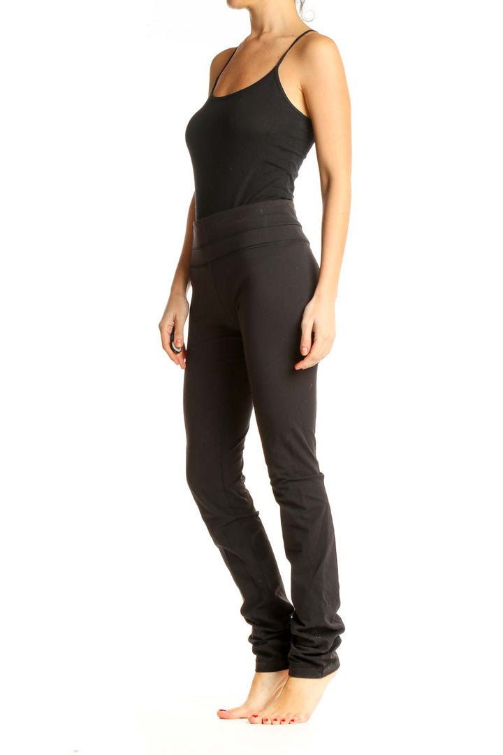 Black Casual Leggings