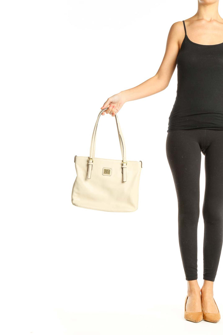 Beige Shoulder Bag