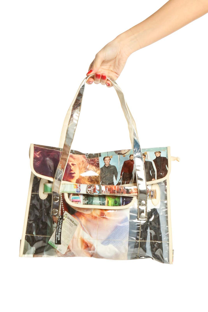 Multicolor Graphic Tote Bag