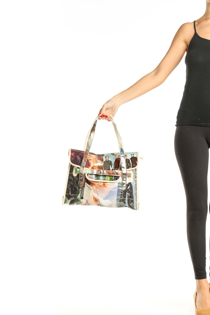 Multicolor Graphic Tote Bag