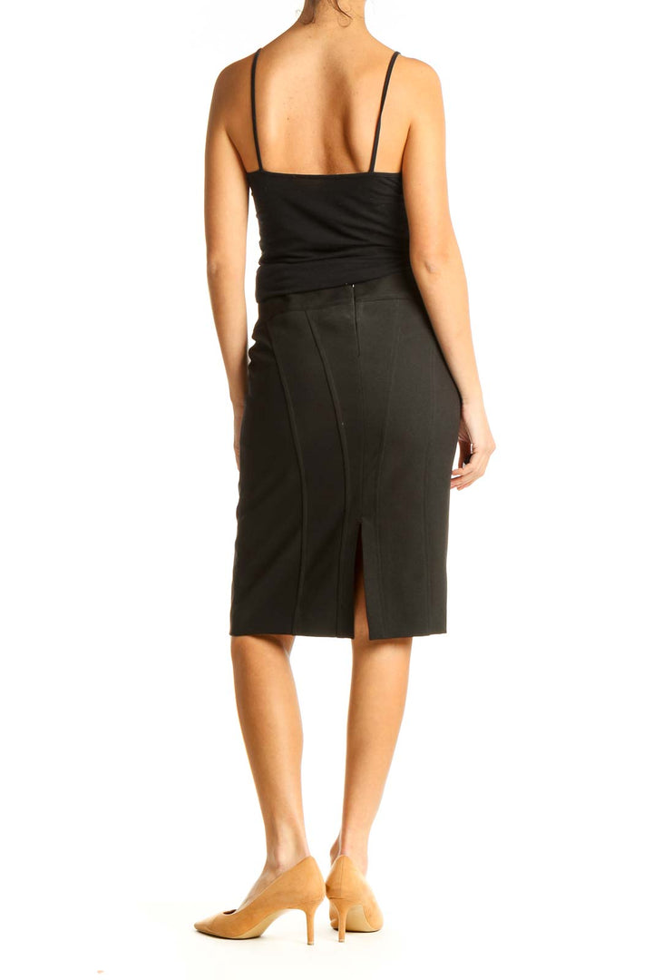 Black Classic Pencil Skirt