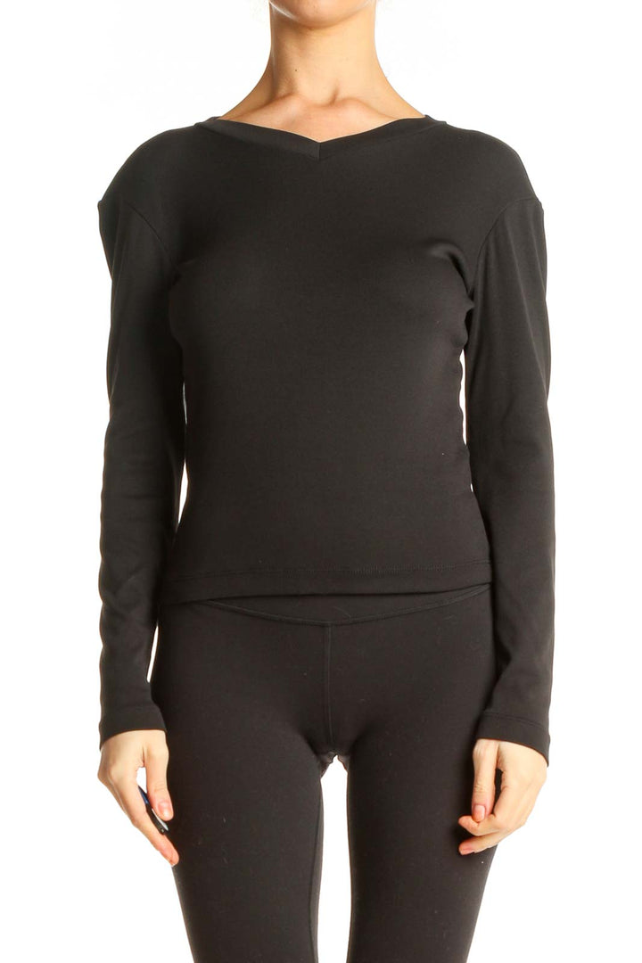 Black Long Sleeve Tops