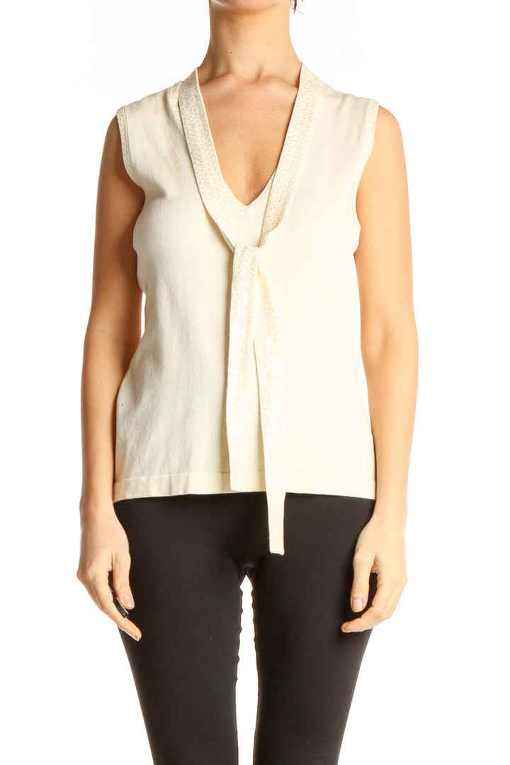 Beige All Day Wear Top