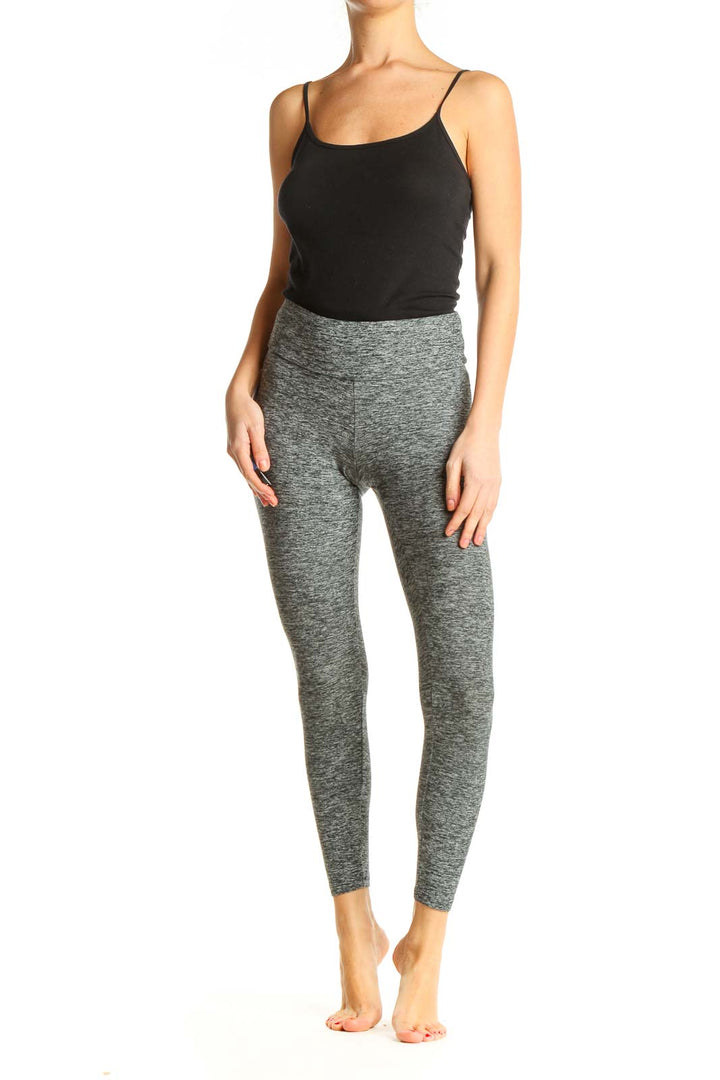 Gray Casual Leggings