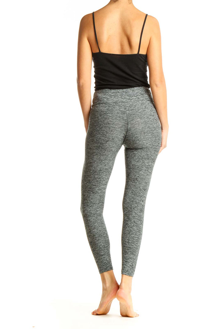 Gray Casual Leggings