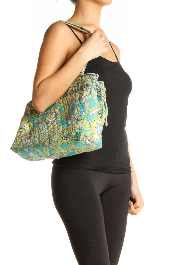 Blue Paisley Shoulder Bag