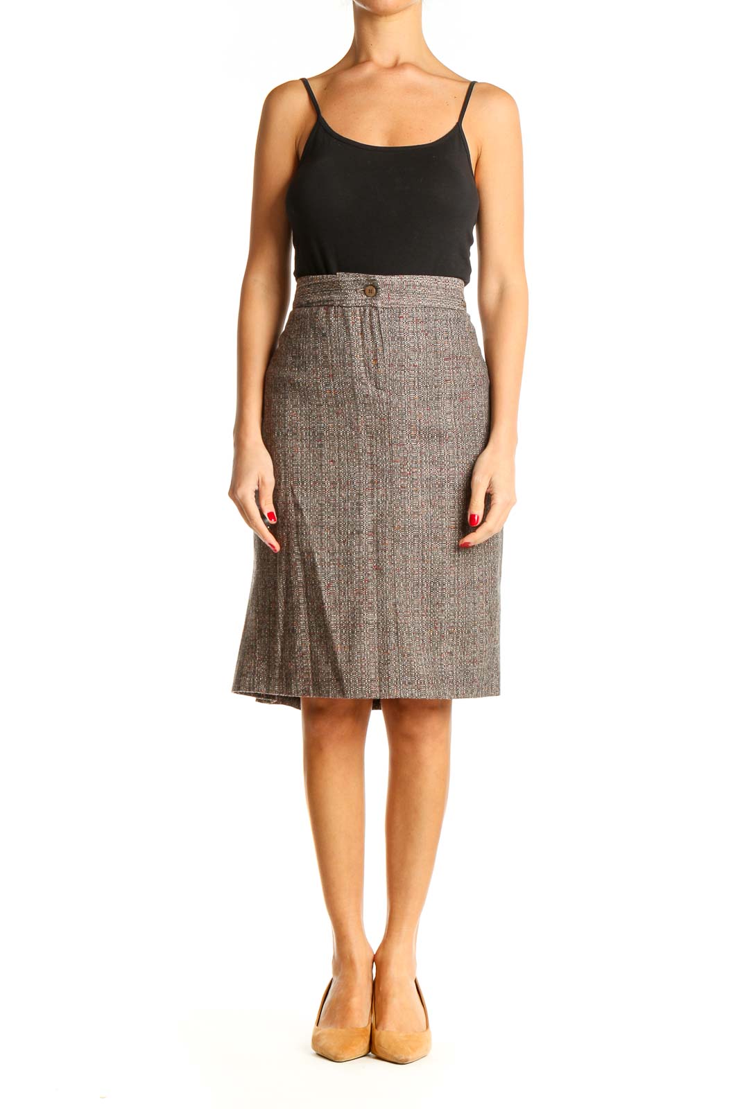 Brown Classic Skirt