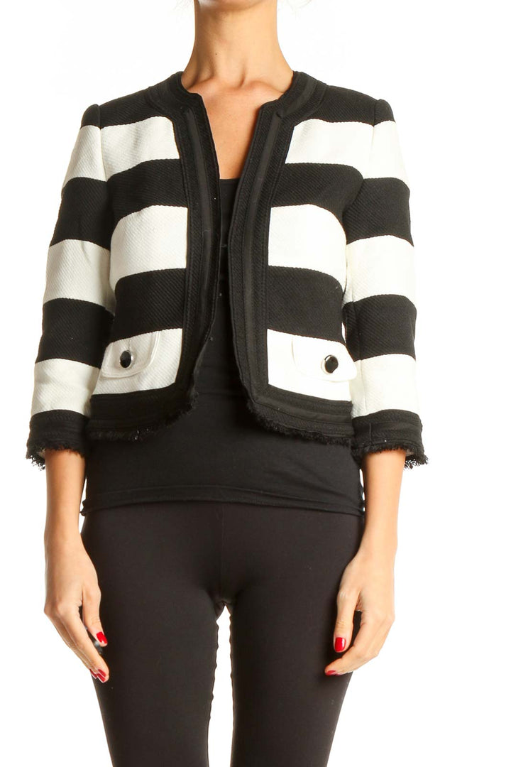 White Striped Jacket