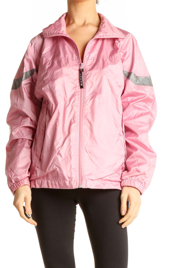 Pink Activewear Windbreaker