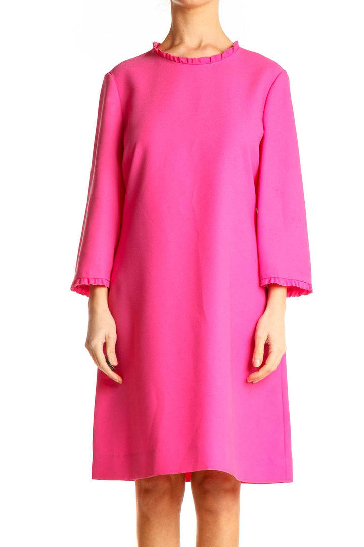 Pink Classic Shift Dress