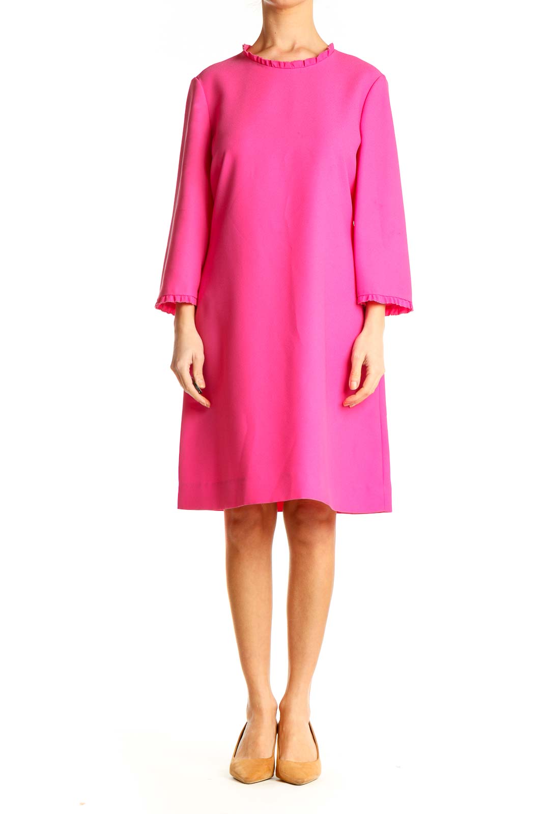 Pink Classic Shift Dress