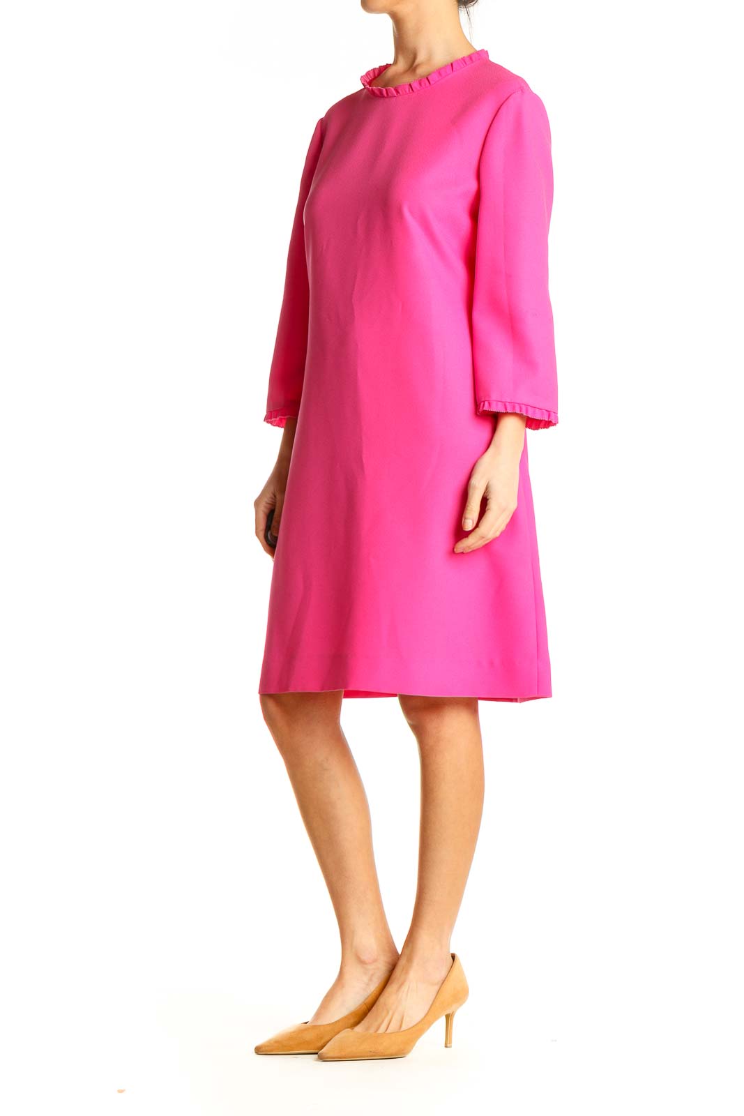 Pink Classic Shift Dress