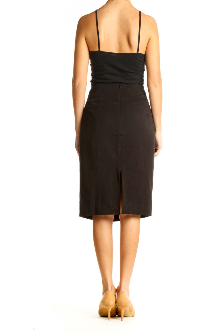 Black Classic A-Line Skirt