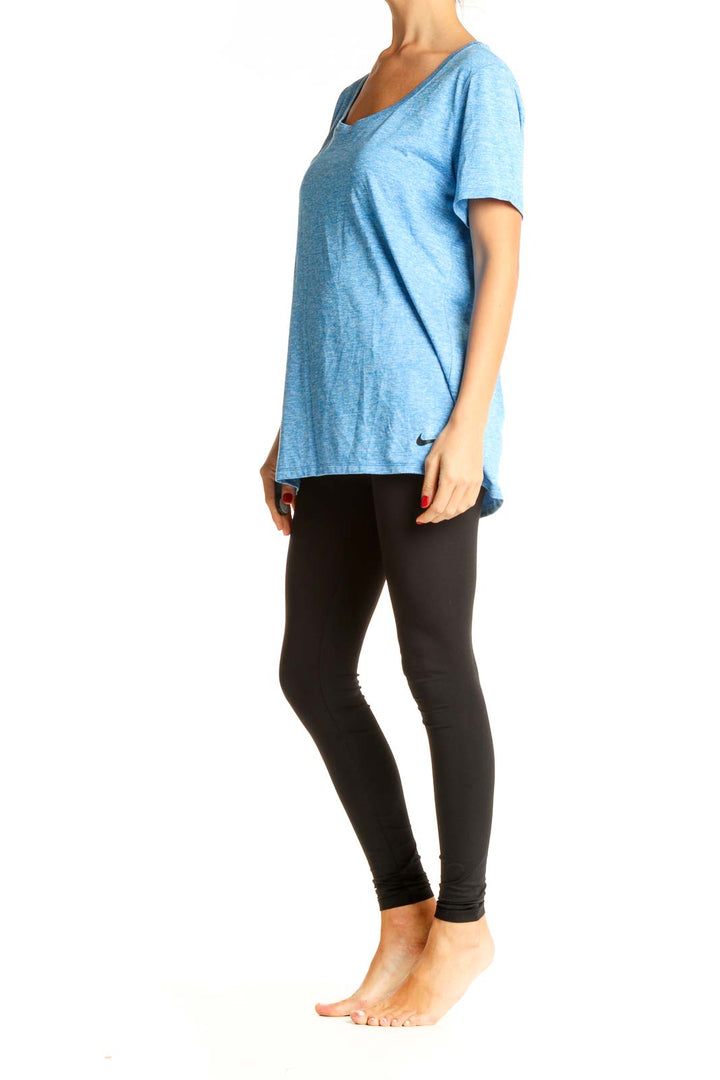 Blue Activewear Top