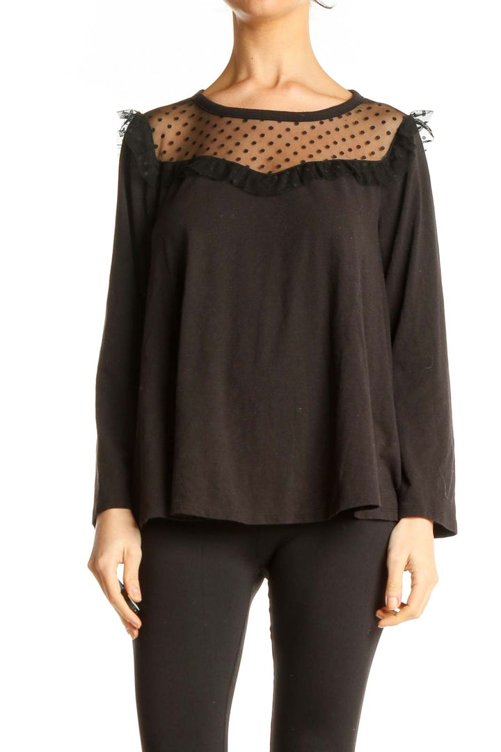 Black Brunch Top