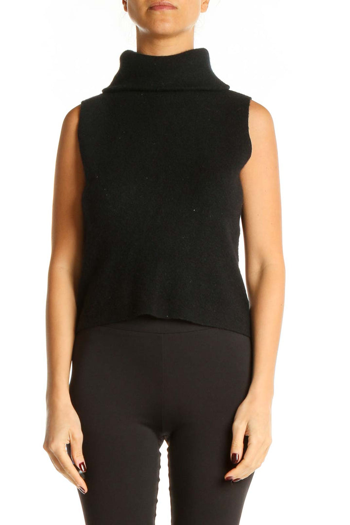 Cashmere Black Brunch Top