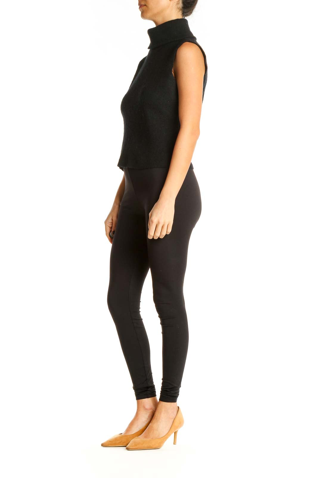 Cashmere Black Brunch Top