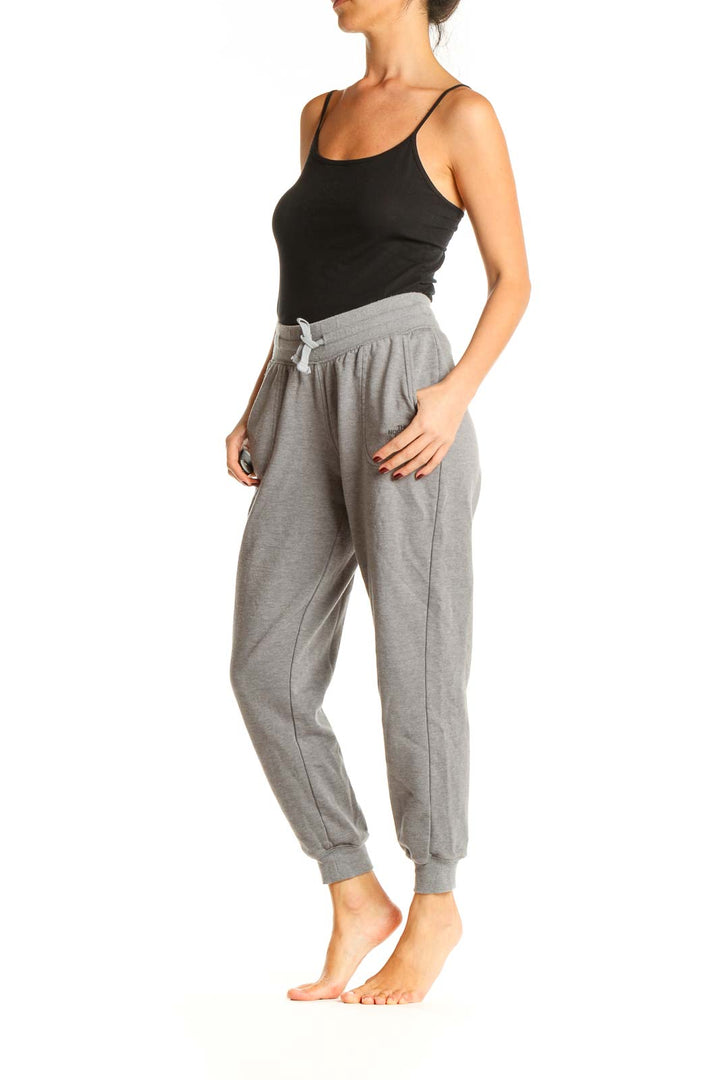 Gray Casual Sweatpants