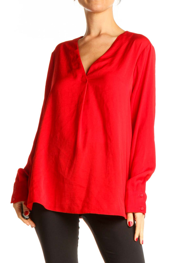 Red Chic Blouse