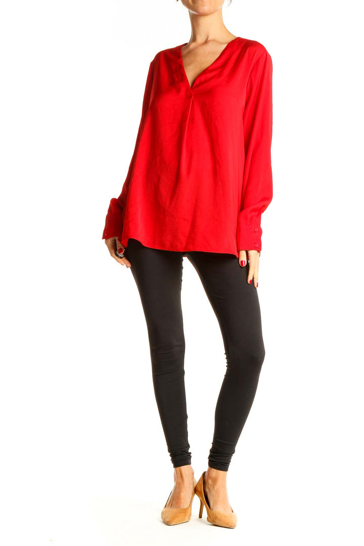 Red Chic Blouse