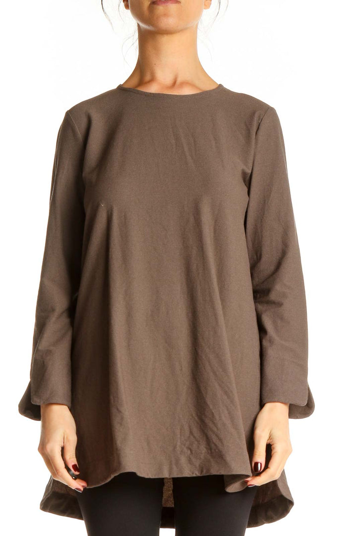 Brown All Day Wear Top