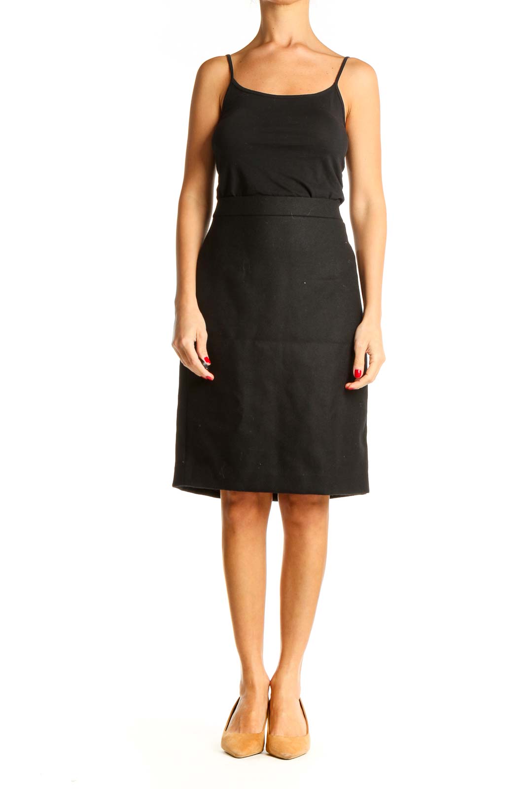 Black Brunch A-Line Skirt