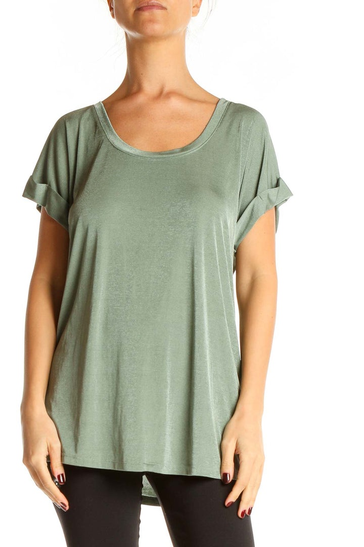 Green All Day Wear Top