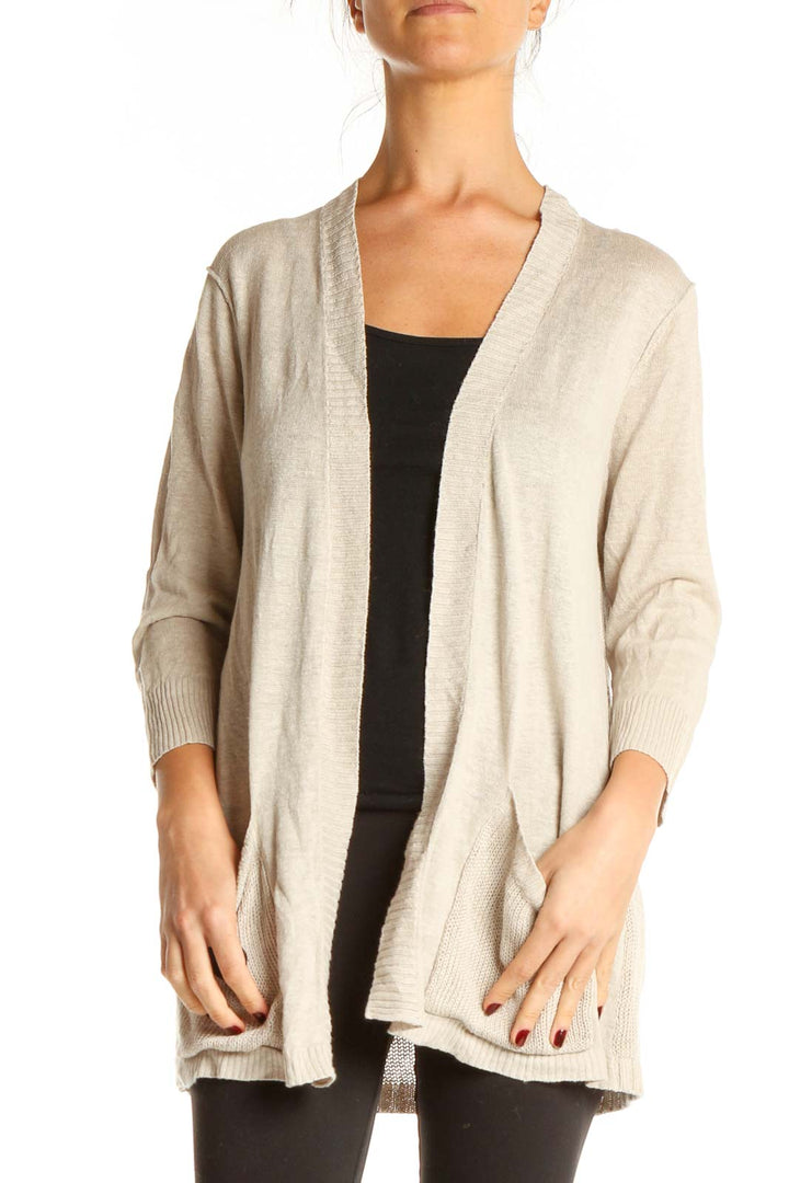 Beige Cardigan