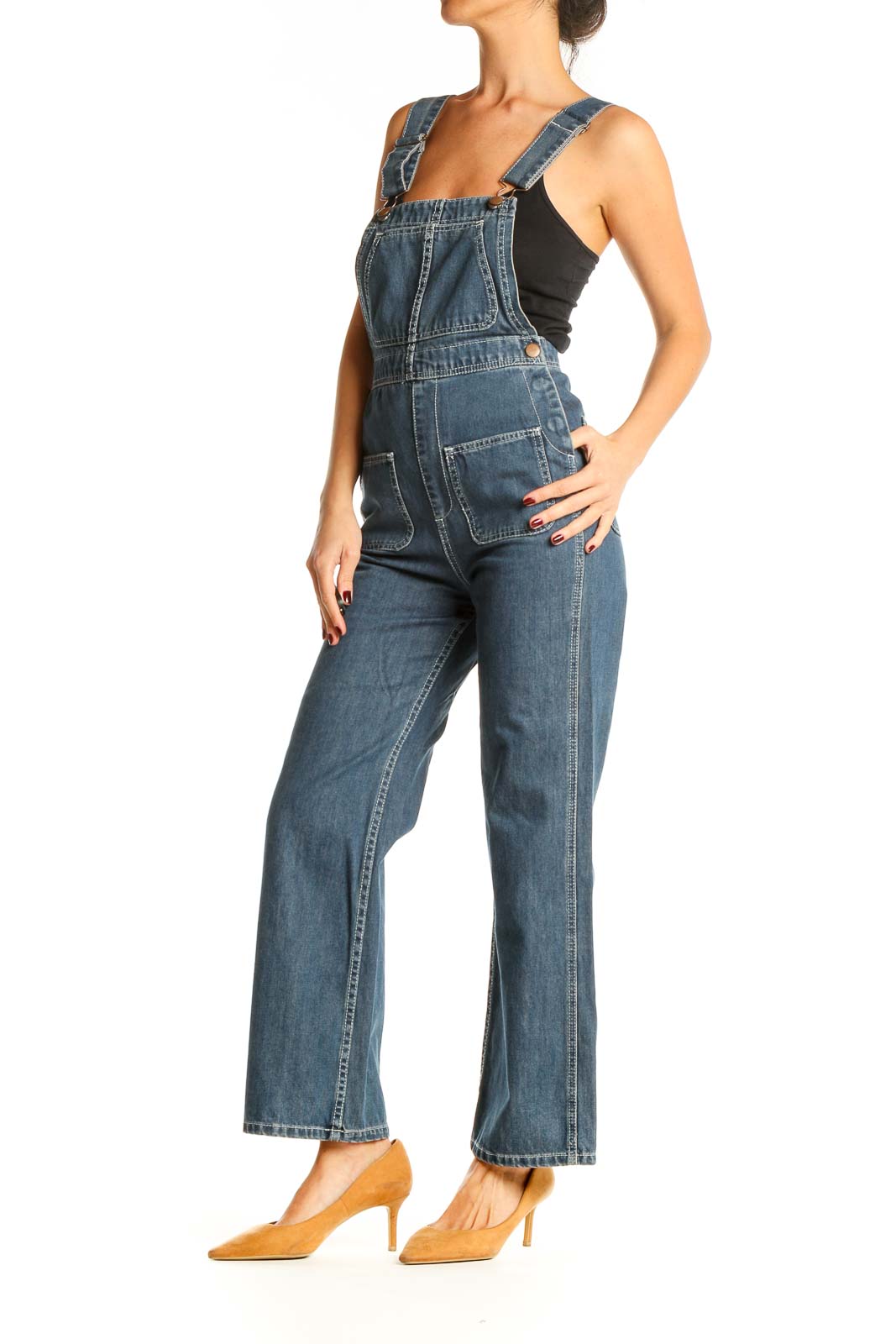 Blue Denim Overalls