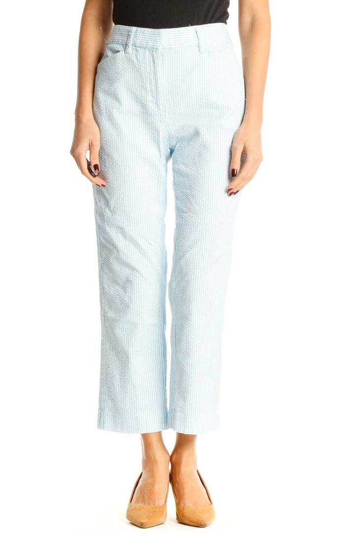 Light Blue Casual Pants