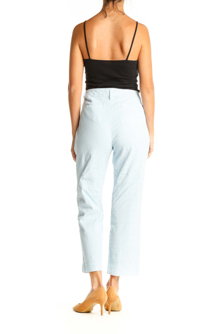 Light Blue Casual Pants