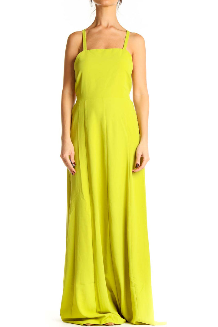 Yellow Chic Column Dress