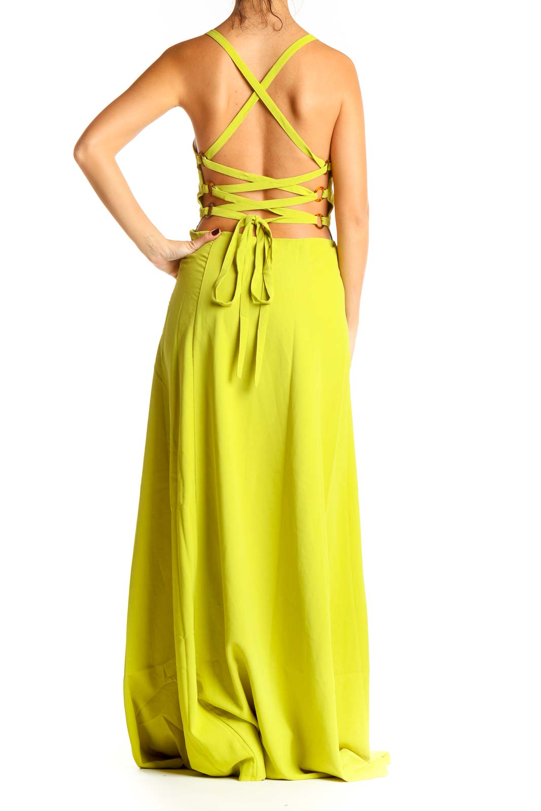 Yellow Chic Column Dress