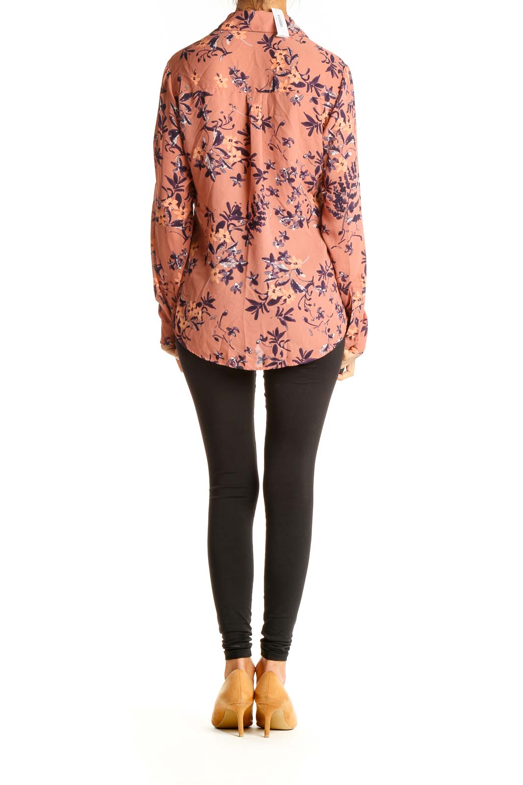 Pink Floral Print All Day Wear Top