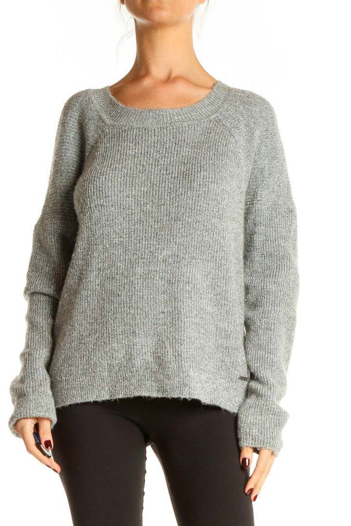 Gray All Day Wear Sweater