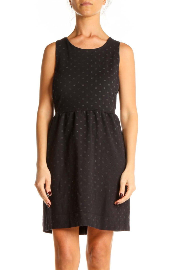 Black Polka Dot Fit & Flare Dress