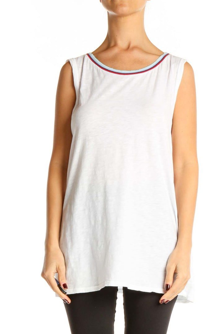 White Tunic Tank Top