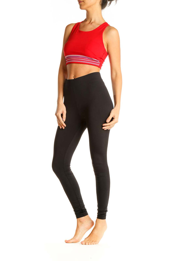 Red Activewear Sports Bra