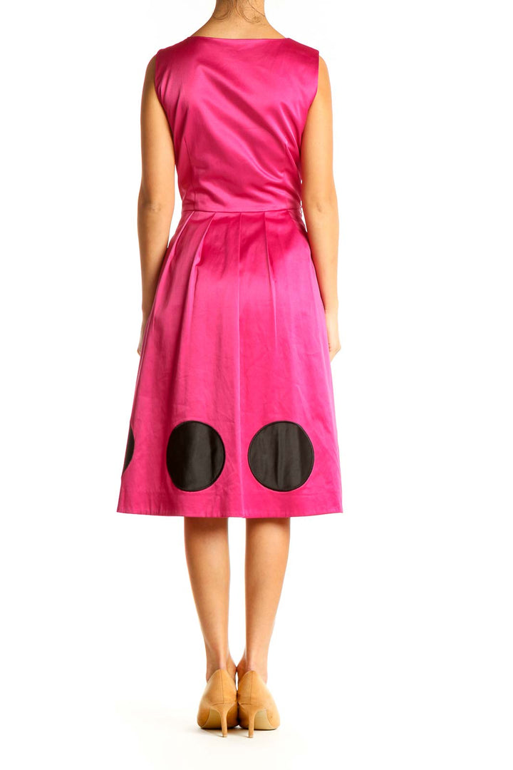 Pink Retro Fit & Flare Dress