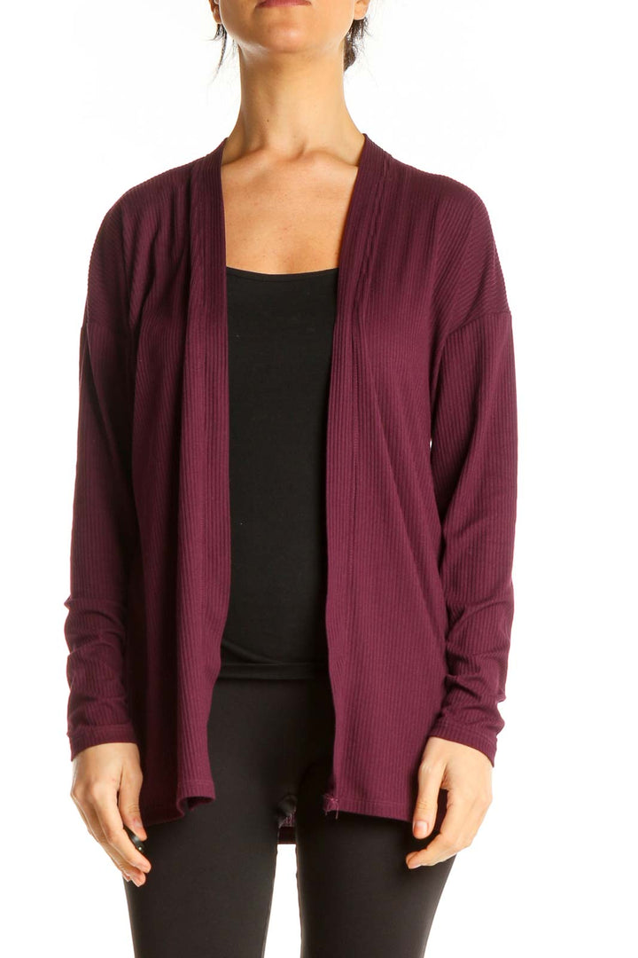 Purple Cardigan