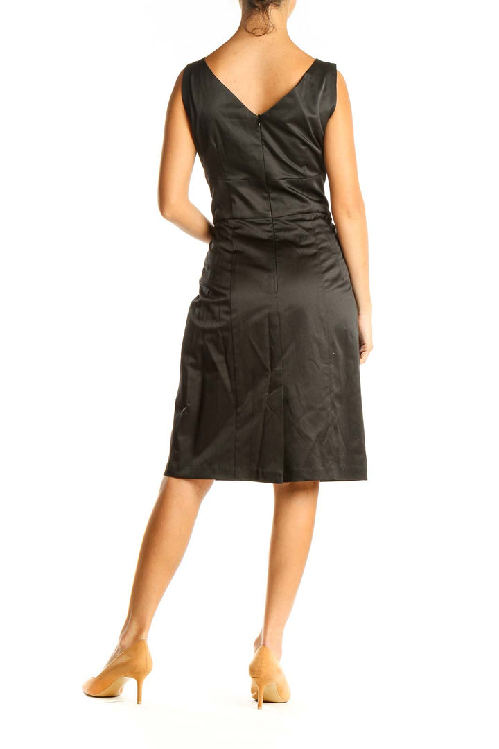 Black Retro Sheath Dress