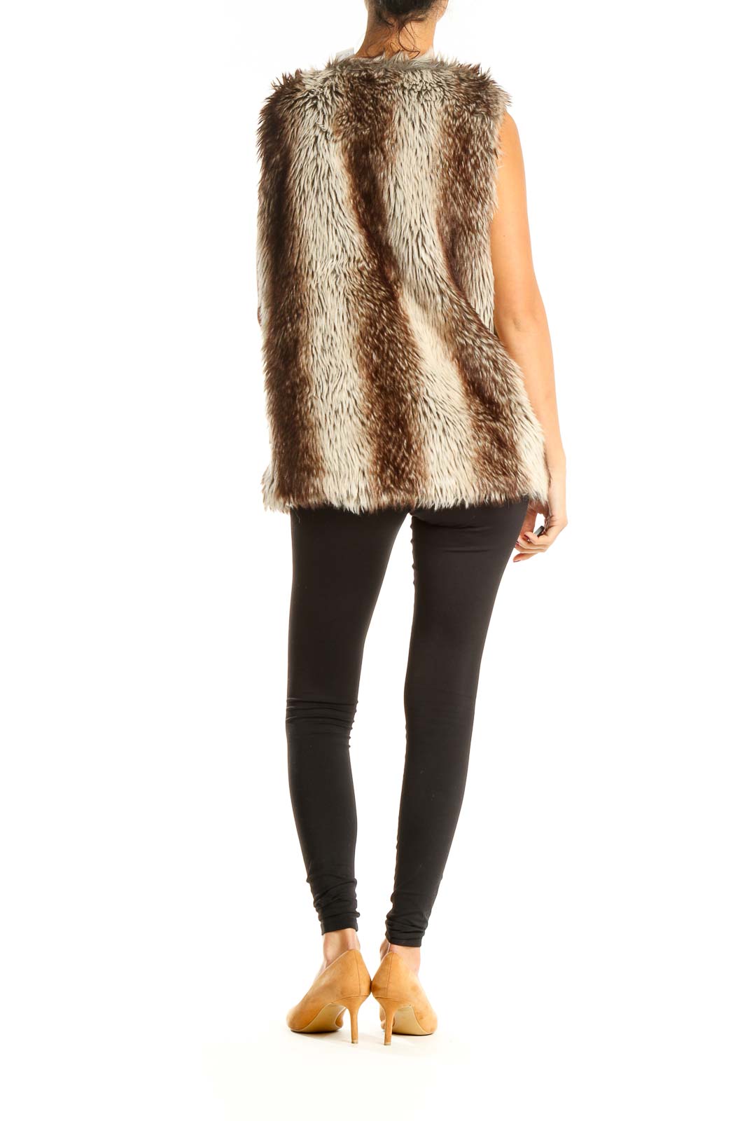 Brown Fur Vest