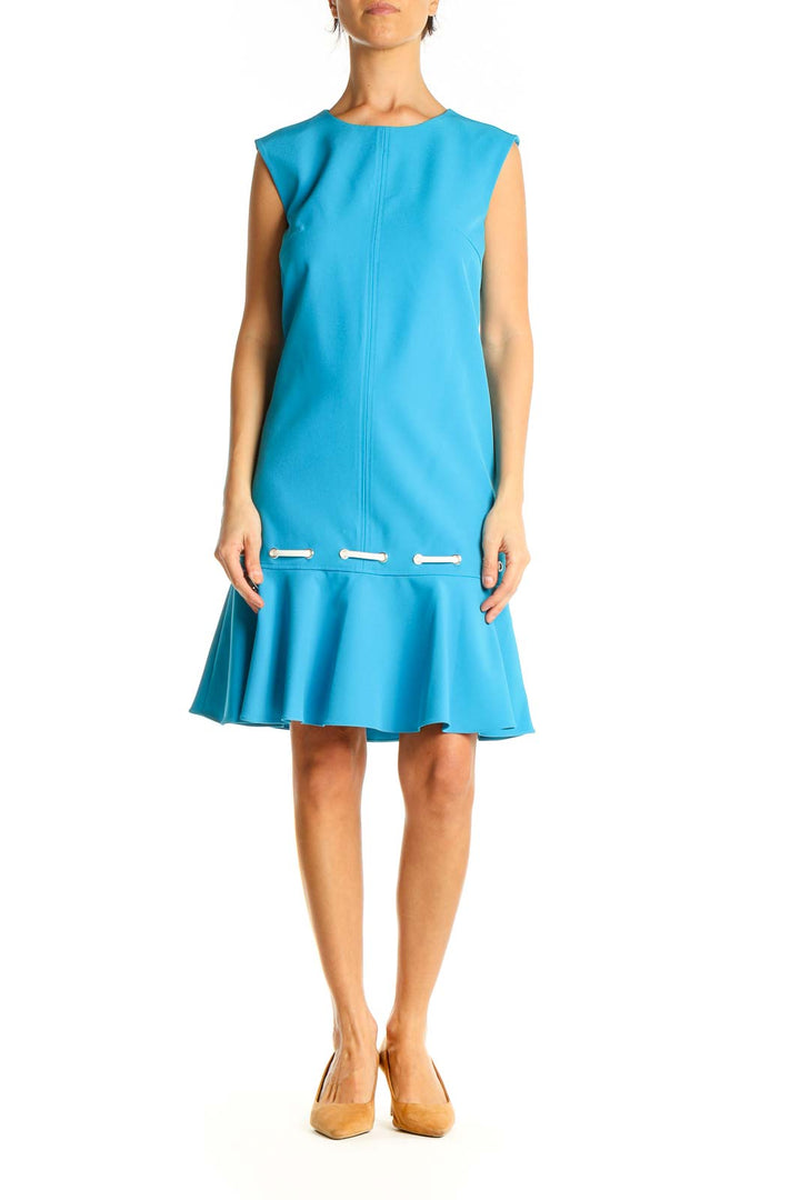 Blue Day Fit & Flare Dress